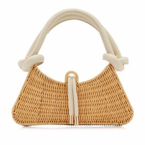 Cult Gaia Rhea Raffia Shoulder Bag